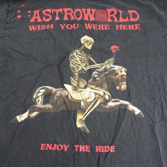 Astroworld Wish You Were Here Enjoy the Ride Shirt Size M - Picture 6 of 13